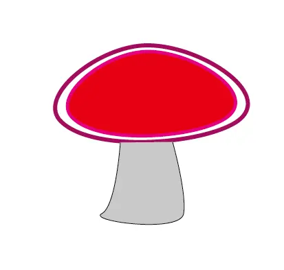 ai怎么画蘑菇? ai绘制红色蘑菇的教程