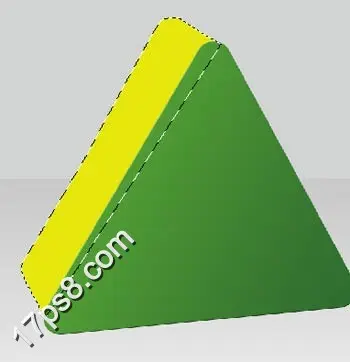 photoshop打造出三维立体三角形图标