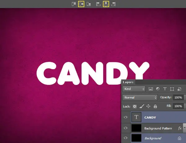 PhotoShop设计制作出可爱的纹理糖果文字特效教程