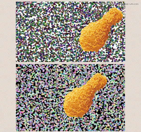 PhotoShop(PS)模仿绘制逼真的麦当劳炸鸡翅图标实例教程