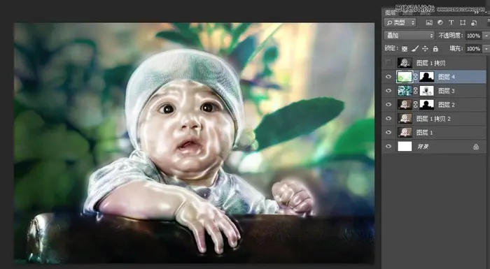 Photoshop制作个性质感的塑料宝宝