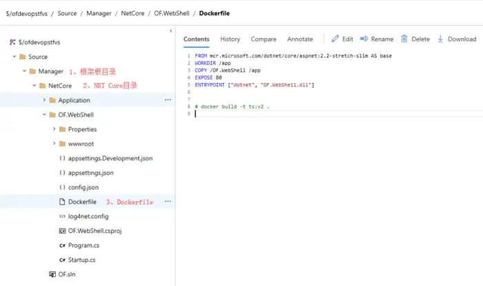 【OF框架】在Azure DevOps中配置项目持续集成CI服务，推送镜像到Azure容器注册表
