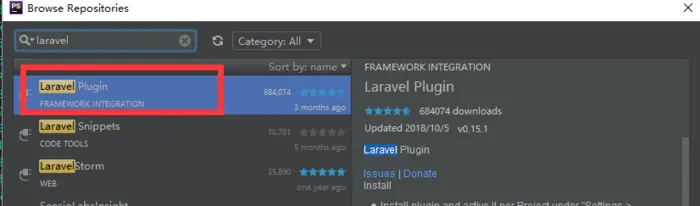 为PhpStorm添加Laravel 代码智能提示功能
一、为PHPSTORM安装Laravel Plugin插件
二、应用 composer 安装 barryvdh/laravel-ide-helper和doctrine/dbal
三、允许应用程序在非生产环境中加载Laravel IDE Helper
四、使用publish命令将软件包配置复制到本地配置：
五、为 Facades 生成注释
六、为模型生成注释
七、生成 .phpStorm.meta.php
八、自动运行 generate
 其他操作相关文档：