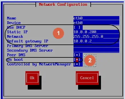 系统安装后的linux和vmware的网络配置
