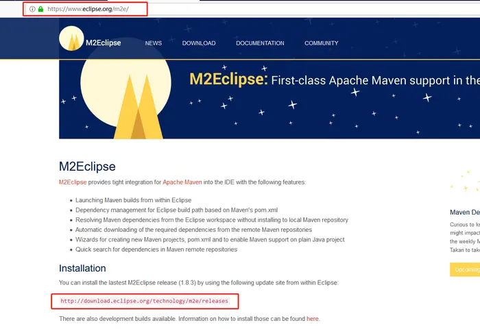 Eclipse 安装使用 M2Eclipse 插件