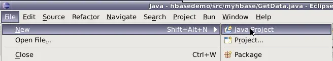 虚拟机环境下使用Java访问hbabe进行表操作1