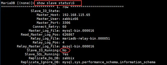 MySQL数据同步，出现Slave_SQL_Running：no和slave_io_running：no问题的解决方法
一、问题描述：
二、Slave两个关键进程
三、如果是Slave_SQL_Running：no：
四、如果是slave_io_running：no