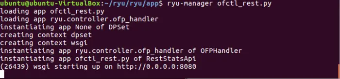 2019 SDN上机第6次作业
1.实验拓扑
2.使用Ryu的REST API下发流表实现和第2次实验同样的VLAN
3.对比两种方法，写出你的实验体会