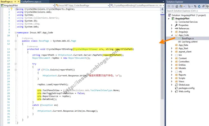 ASP.NET MVC项目实现BasePage基类用作ASPX.CS网页继承