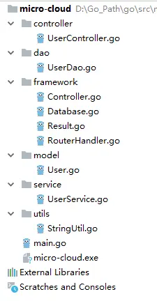 Golang 入门系列（十一）Go语言实现webapi
项目架构
Controller组合封装
数据访问层
实体层
database
http
Router
演示
最后