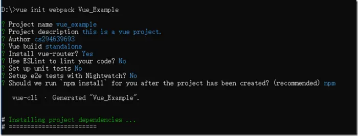 vue.js 开发环境配置
1. node.js环境（npm包管理器）

2. cnpm npm的淘宝镜像 
3. 安装vue-cli 脚手架构建工具
4.初始化一个完整版的项目
运行项目
