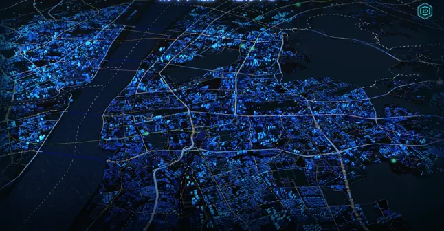 （一）城市三维基础展示方案
1. 数据源要求
2. 宏观场景展示方案
3. 待完善基础场景点