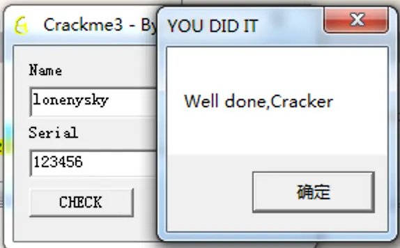 逆向破解之160个CrackMe —— 029
CrackMe —— 029
开始破解之旅
ON.1
ON.2