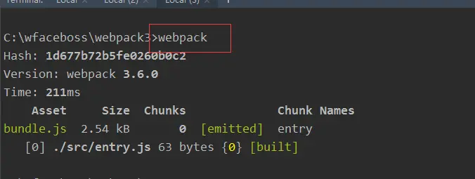 (3/24)轻松配置 webpack3.x入口、出口配置项
1.新建配置文件webpack.config.js
2.打包
3.多入口、多出口配置
