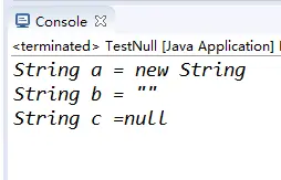 Java中的isEmpty方法、null以及""的区别