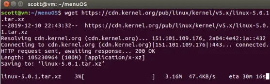构建调试Linux内核网络代码的环境MenuOS系统