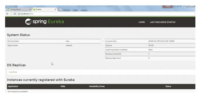 springCloud学习
第一章微服务架构介绍
第二章 SpringCloud 入门
第五章 Eureka 服务注册中心
三、 搭建高可用 Eureka 注册中心（Eureka 集群）
5 Eureka 集群部署
6 编写一个启动脚本文件
五、 在高可用的 Eureka 注册中心中构建 consumer 服务
七、 基于分布式 CAP 定理，分析注册中心两大主流框架：Eureka
与 Zookeeper 的区别
4 如何优雅停服
九、 如何加强 Eureka 注册中心的安全认证