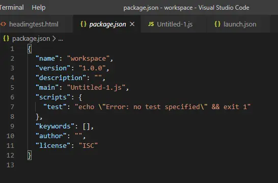 配置ES6的JavaScript运行环境-Visual Studio Code