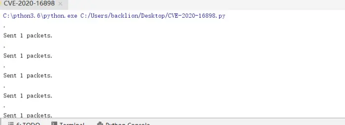 Windows tcp/ip（CVE-2020-16898）远程代码执行蓝屏漏洞复现