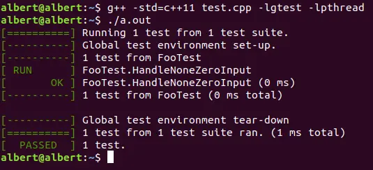 Gtest学习系列一：Gtest安装与基本测试