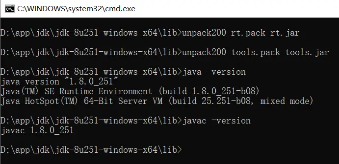 安装JDK报错
1.安装JDK8 在安装包正常，JAVA_HOME、Path环境变量配置正确的情况下，cmd运行javac报错：
Error occurred during initialization of VM，java/lang/NoClassDefFoundError: java/lang/Object
2. 安装JDK8 在安装包正常，JAVA_HOME、Path环境变量配置正确的情况下，cmd运行javac报错：
找不到或无法加载主类 com.sun.tools.javac.Main