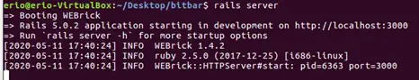ubuntu 16.04 i386 安装 ruby + bundler + rails ;  搭建简单的网站bitbar
参考
概述
一 ruby 2.5.0 +rails 5.0.7.2
二 搭建bitbar
三 启动服务器