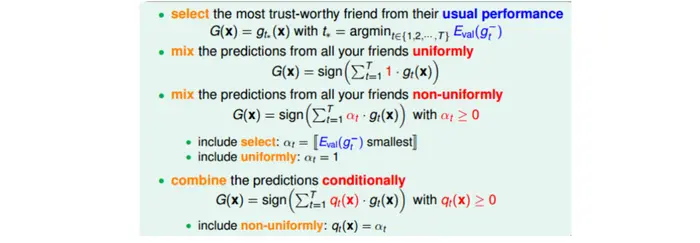 台大林轩田老师《机器学习技法》课程笔记2：Combining Predictive Features: Aggregation Models
2 Combining Predictive Features: Aggregation Models