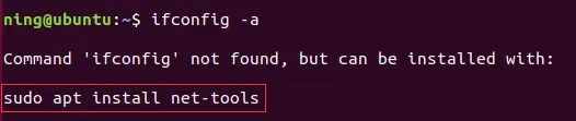Linux中Ubuntu系统在终端输入tree，结果出现 Command 'tree' not found,……的错误或者输入ifconfig -a，结果出现Command 'ifconfig' not found,……等错误