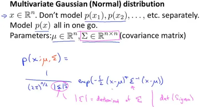 机器学习笔记13
异常检测
1.1 问题动机 problem motivation
1.2 高斯分布 Gaussian distribution
1.3 异常检测算法 Algorithm
1.4 开发和评估异常检测系统 Developing and evaluating an anomaly detection system
1.5 异常检测与监督学习对比 Anomaly Detection vs. Supervised Learning
 1.6 选择特征 Choosing what features to use
1.7 多变量高斯分布 Multivariate  Gaussian distribution
1.8 使用多元高斯分布进行异常检测 anomaly detection using the multivariate Gaussian distribution