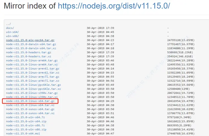jenkins  部署前端项目
linux 服务器上选安装 node:
 jenkins 上安装nodejs 插件：
另一种安装方式，直接下载 nodejs.hpi 文件，点击高级，上传文件安装
配置nodejs
部署服务器和jenkins不是同一台服务器，需要添加如下配置：
添加一个构件：
添加可根据 “tag标签” 发布的构件（常常用于生产环境构建）：
如何触发
下载git上的代码，会放在当前工作空间上，查看构建成功后的dist代码方法如下：
CentOS 系统安装 yarn