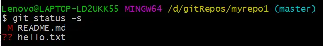 Git常用命令
1.环境配置
2.获取Git仓库
3.工作目录、暂存区、版本库概念
4.Git工作目录下文件的两种状态
5.本地仓库操作