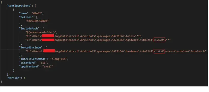 Azure DevKit(AZ3166)源码找不到头文件问题