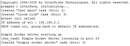 转载 基于NicheStack协议栈的TCP/IP实现
一、摘要
二、实验平台
三、实验内容——>实现simple_socket_server
四、实验结果分析
五、实验的几点说明