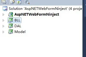 简单的三层asp.net webForm使用Ninject实现Ioc